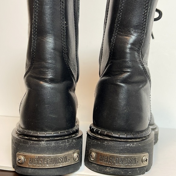 Harley Davidson Moto boots, Wm’s Sz 7 - Picture 6 of 11
